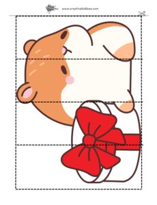 Picture Puzzle with cute hamster