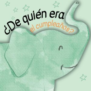 Libro en en español para ninos con elefante